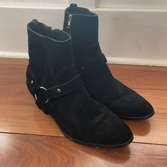 MNSWR Suede Ankle Zip Boots - Picture 12 of 12